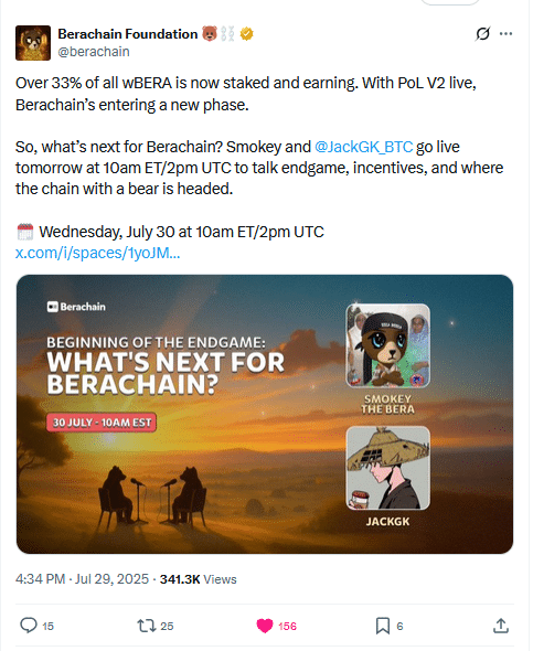 BERA TWEET