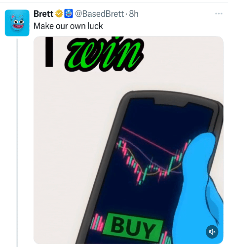 BRETT Tweet