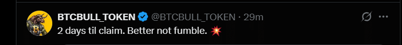 BTC BULL Tweet