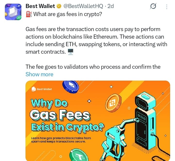 Best Wallet Token tweet