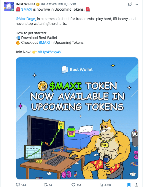 Best wallet token tweet