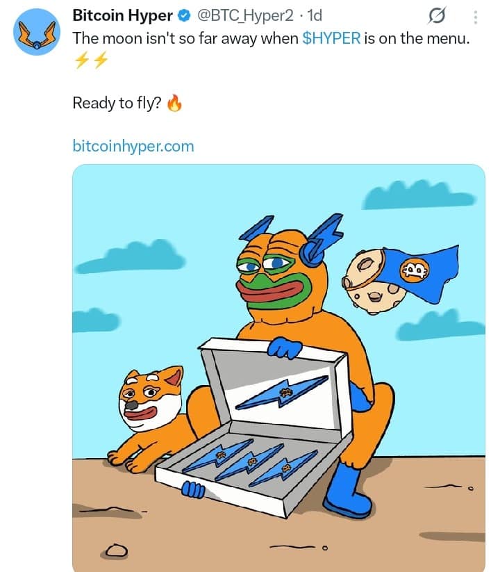 Bitcoin Hyper tweet