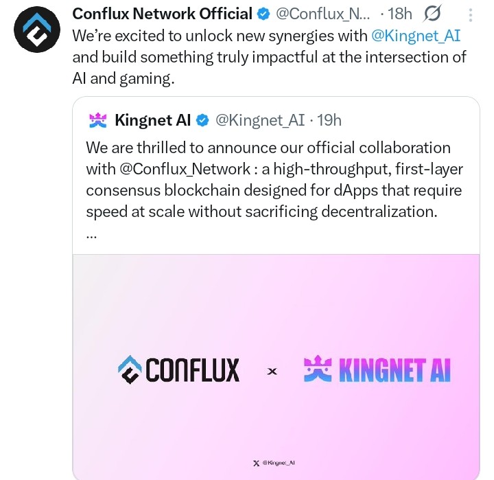 Conflux tweet