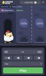 chicken road game grid