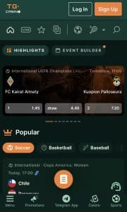 tg casino sportsbook
