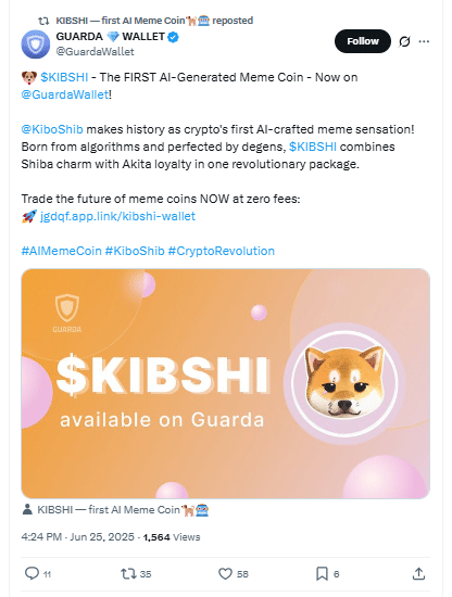 KIBSHI Tweet