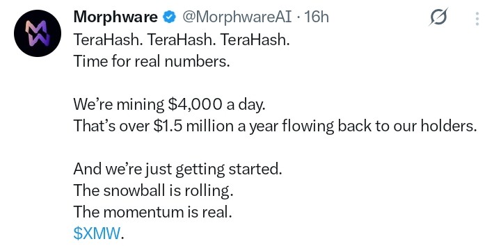 Morphware tweet