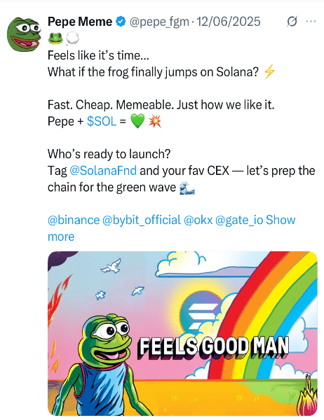 PEPE Tweet