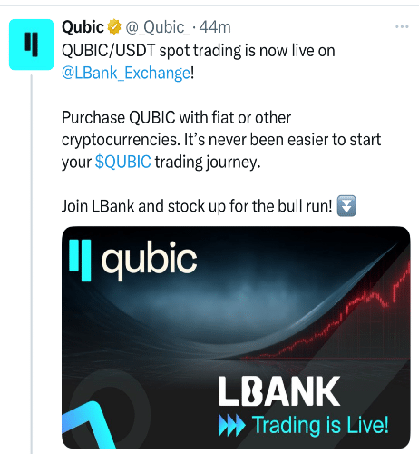 QUBIC Tweet