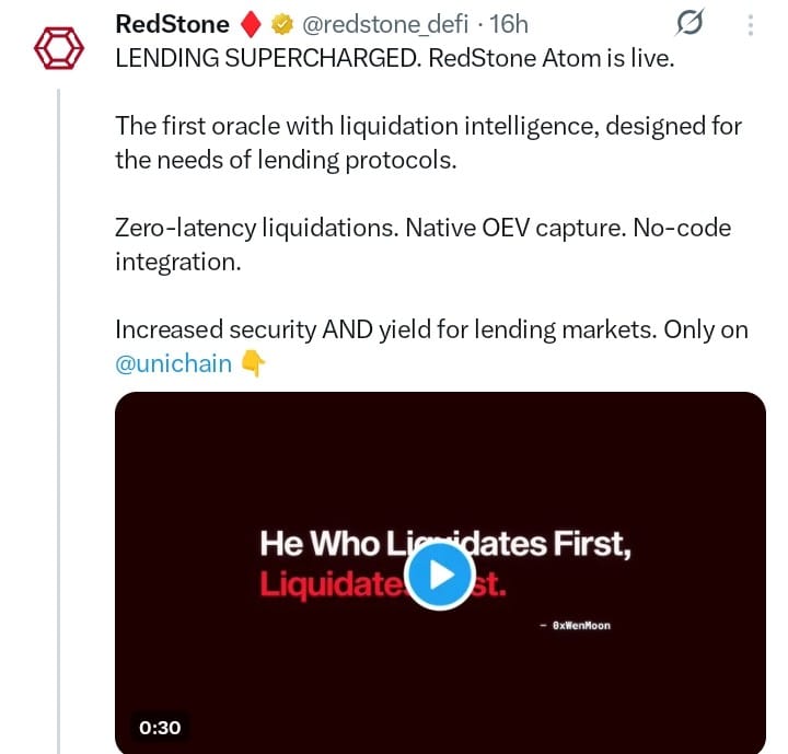 Redstone tweet