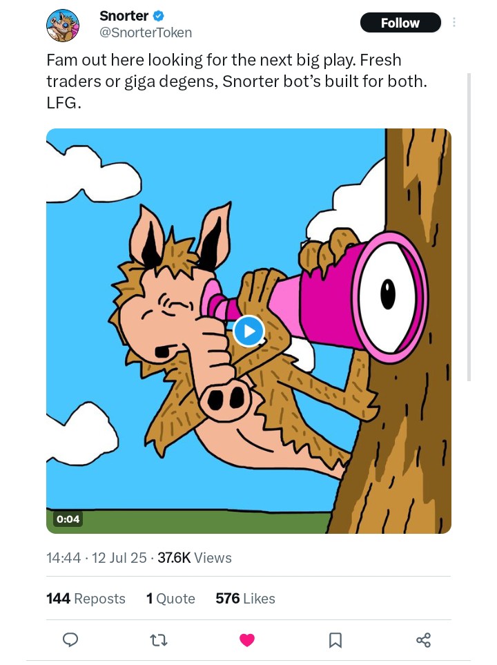 SNORT TWEET