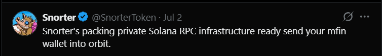SNORT Tweet