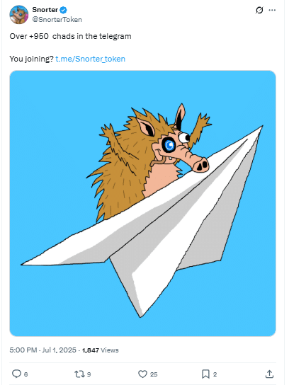 SNORT Tweet