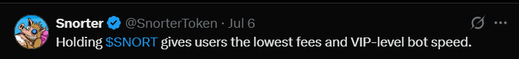 SNORT Tweet