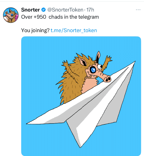 SNORT Tweet