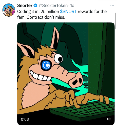 SNORT Tweet