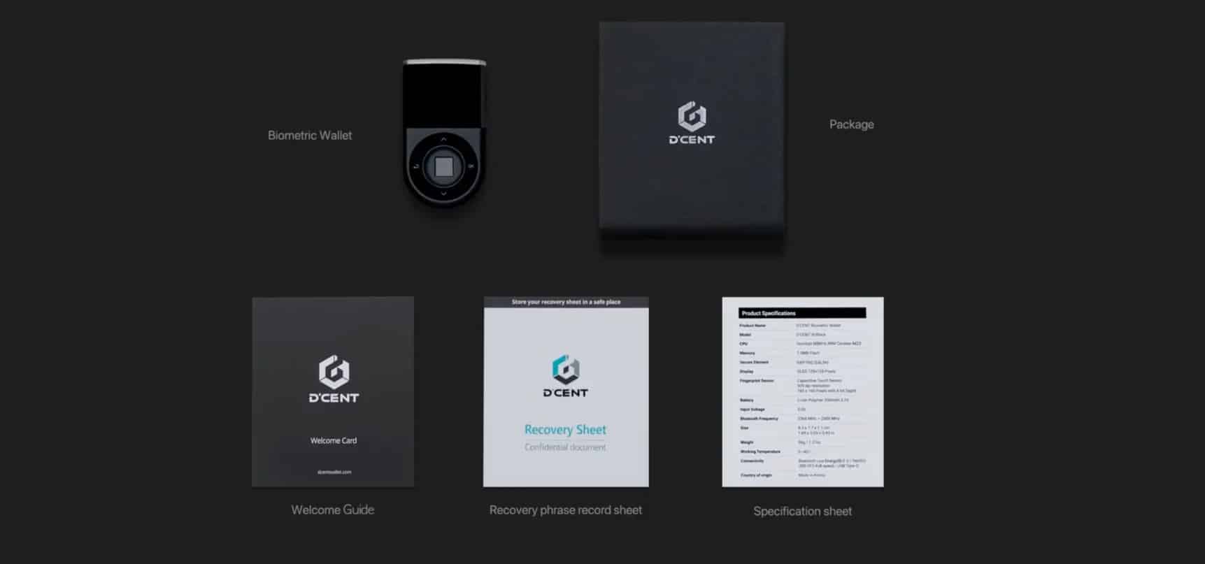 D'CENT Wallet user experience