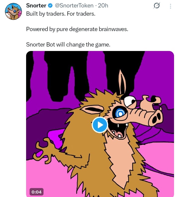 Snorter Token tweet