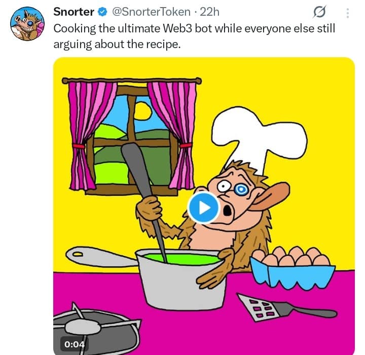 Snorter tweet