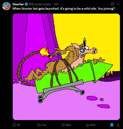 Snorter tweet