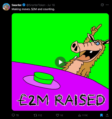 Snorter tweet