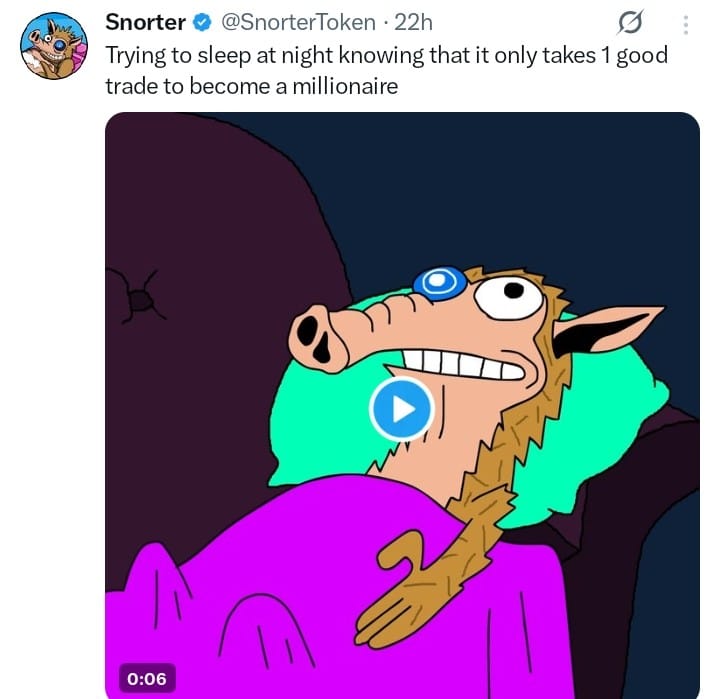 Snorter tweet