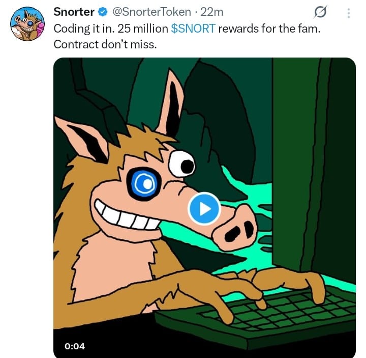Snorter tweet