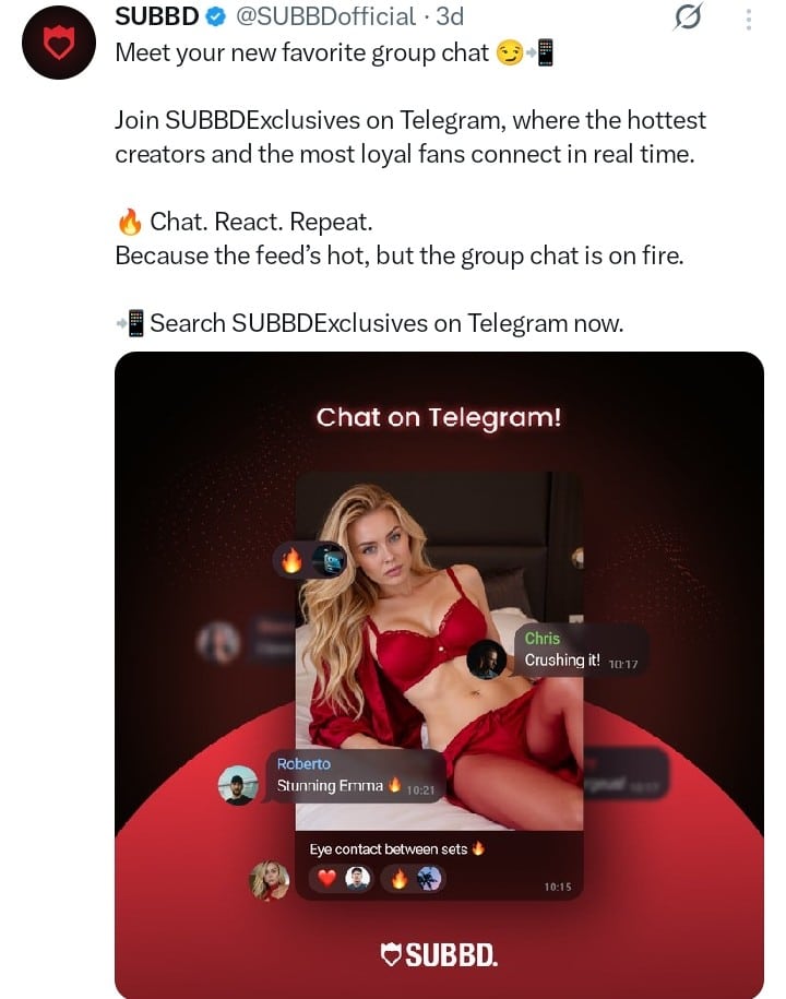 Subbd tweet