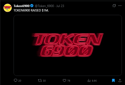Token6900 tweet