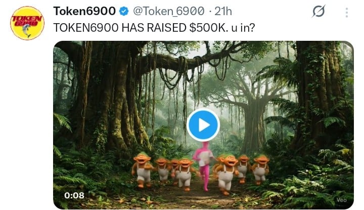 Token6900 tweet