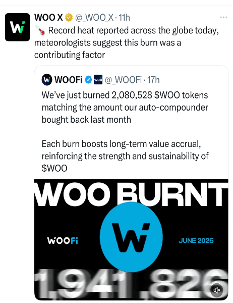 WOO Tweet