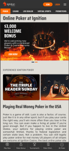 ignition casino poker