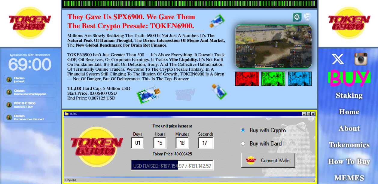 T6900 homepage