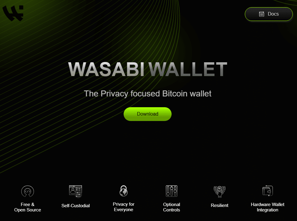 Wasabi wallet
