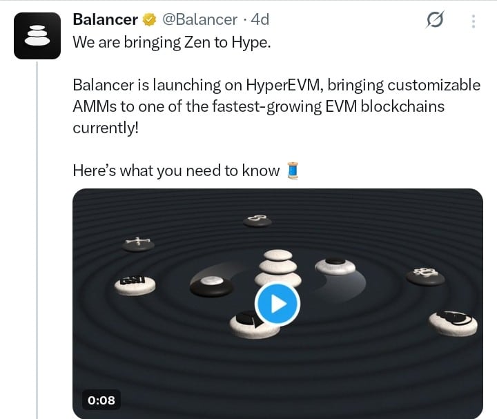 Balancer tweet