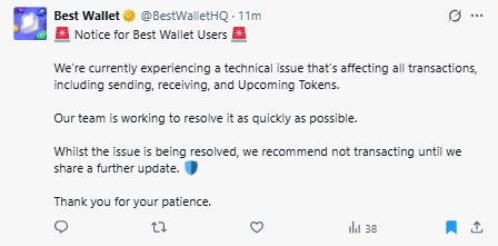 Best wallet token tweet