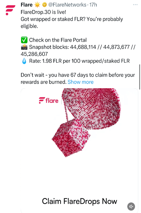 FLR Tweet