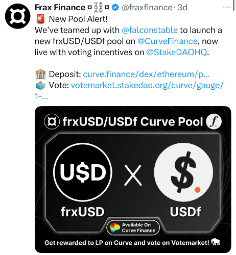 FRAX Tweet