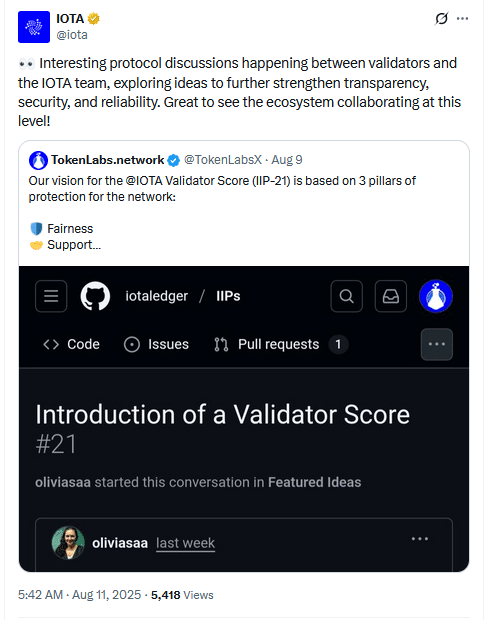 IOTA Tweet