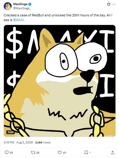 MAXI Tweet
