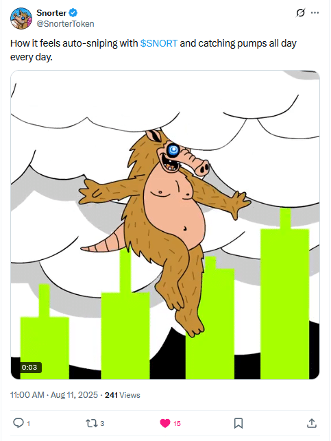 SNORT tweet
