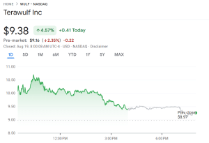 Google Boosts Stake In TeraWulf To 14%, Shares Hit 1-Yr Excessive