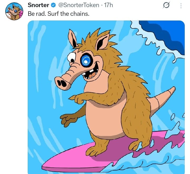 Snorter tweet