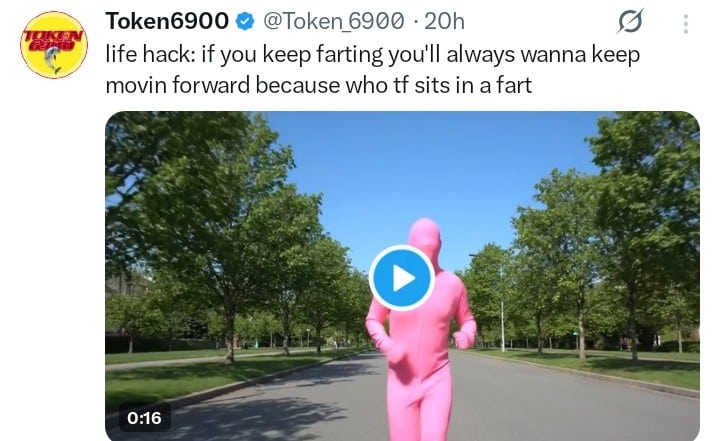 Token6900 tweet