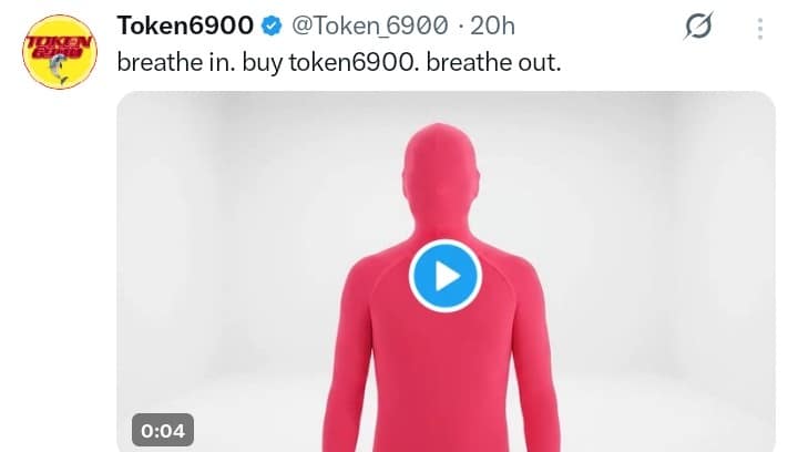 Token6900 tweet