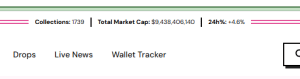 Total NFT market cap