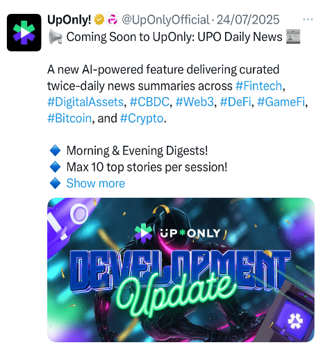 UPO Tweet