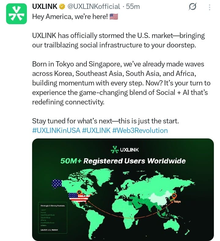 UXLINK tweet