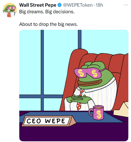 WEPE Tweet
