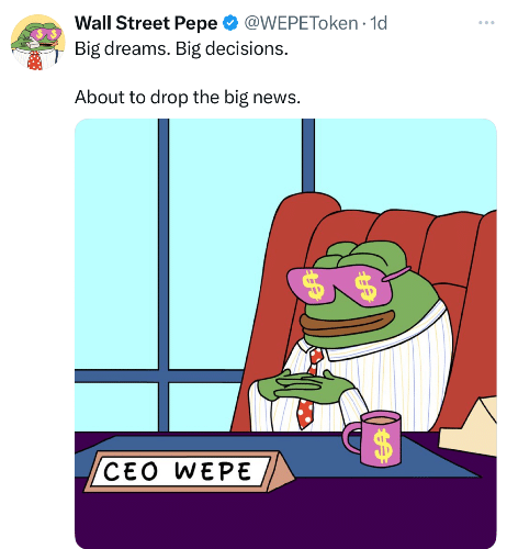WEPE Tweet